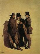 NC Wyeth The Carpetbaggers oil painting